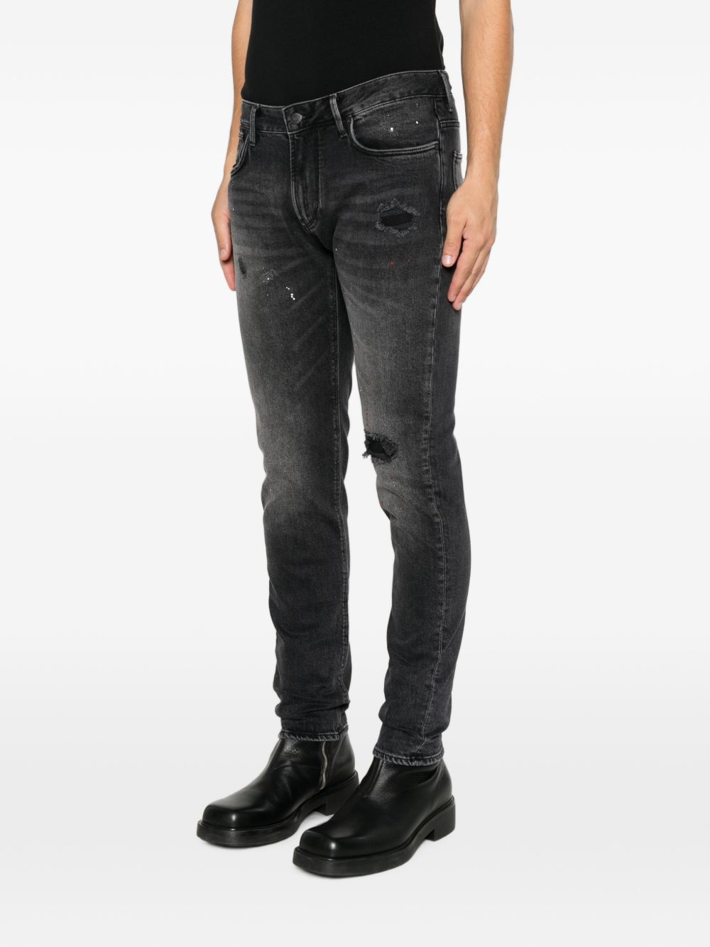 Emporio Armani Slim Denim Cotton Jeans