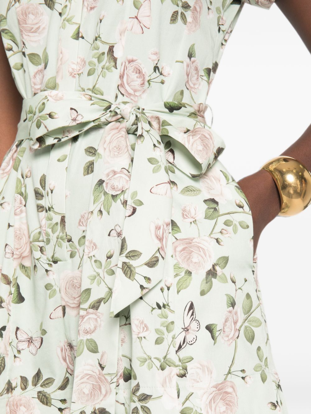 Alice + Olivia Lucy Printed Playsuit