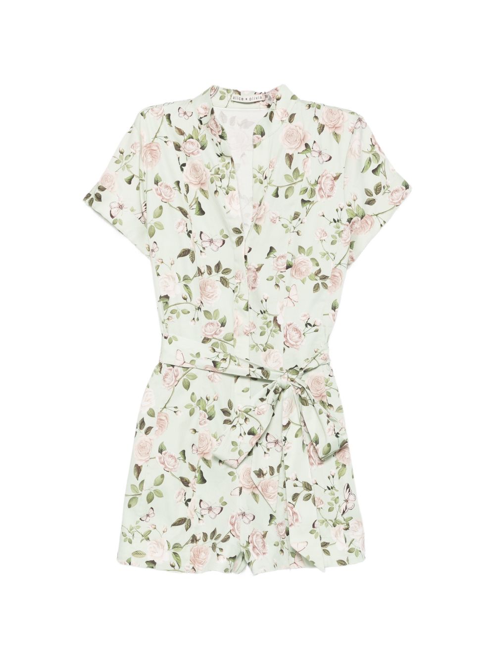 Alice + Olivia Lucy Printed Playsuit
