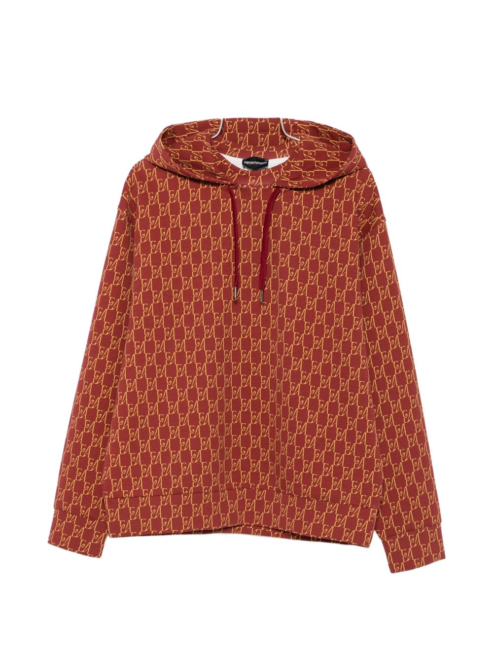 Emporio Armani Printed Cotton Hoodie