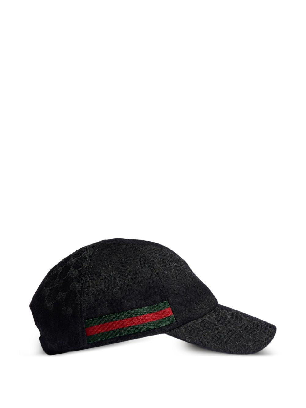 Gucci Web Detail Gg Baseball Cap