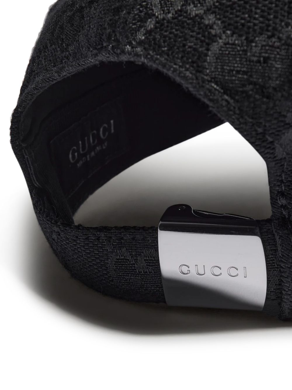 Gucci Web Detail Gg Baseball Cap