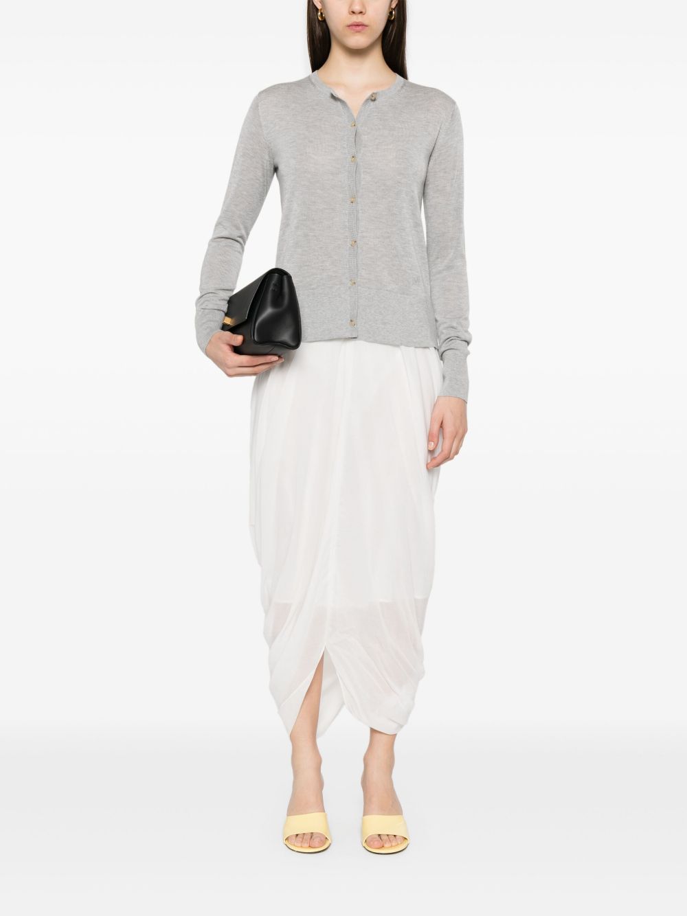 Toteme Pre Cotton Blend Long Skirt
