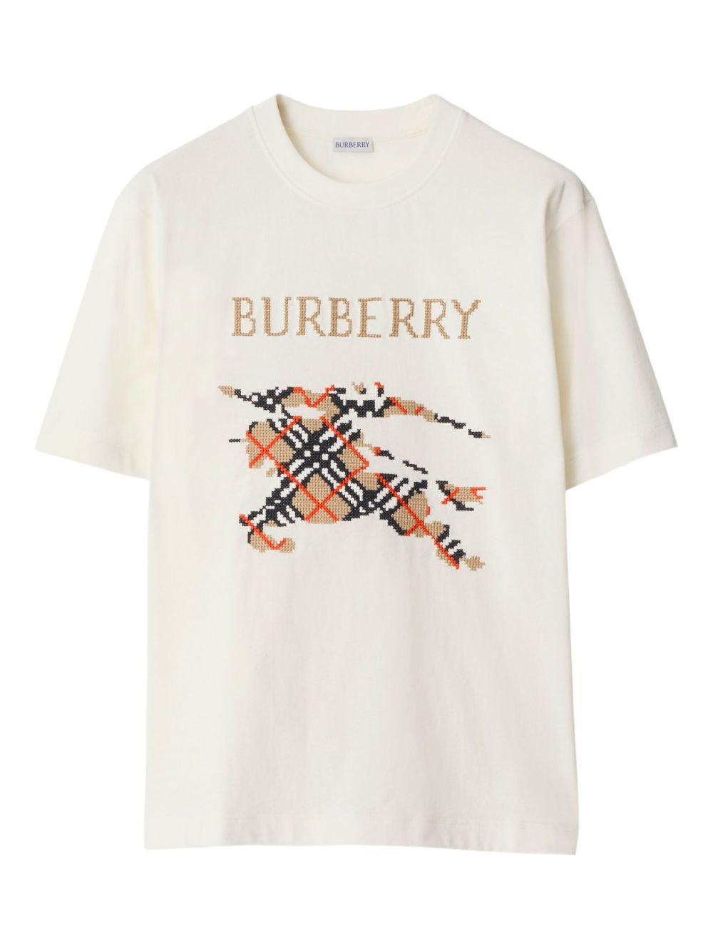 Burberry Logo Cotton T Shirt