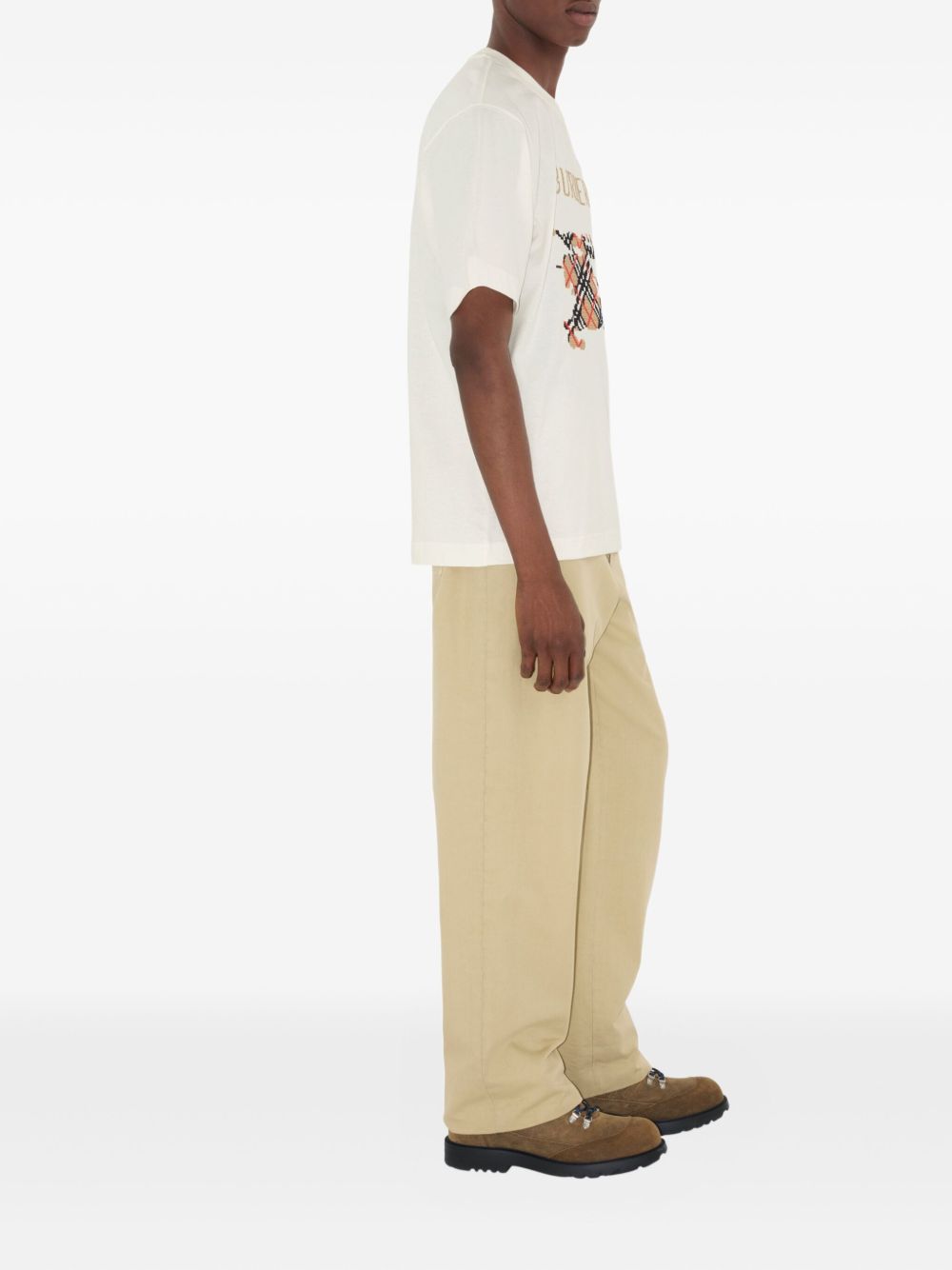 Burberry Logo Cotton T Shirt