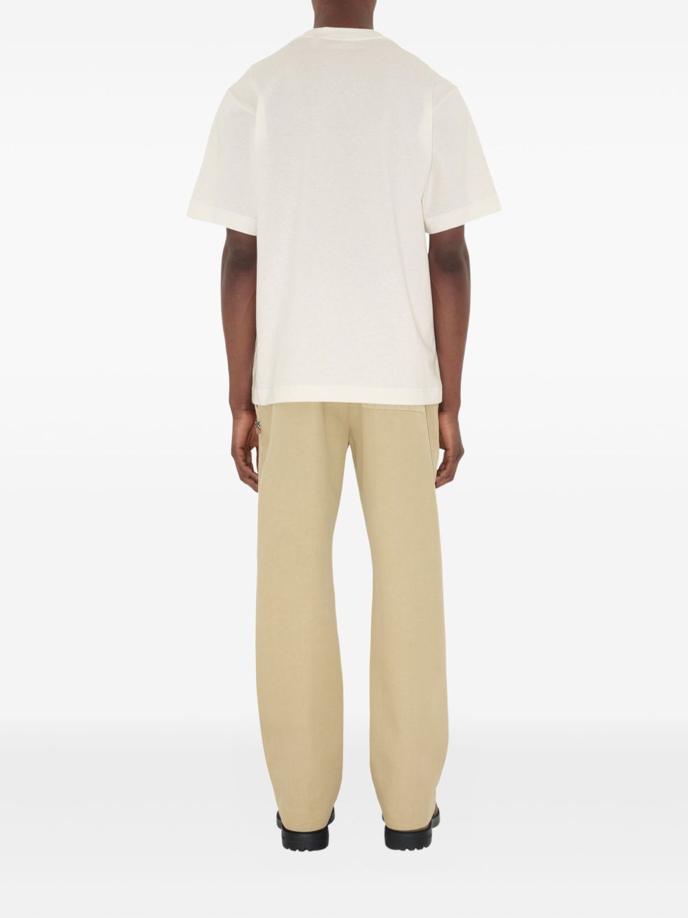 Burberry Logo Cotton T Shirt