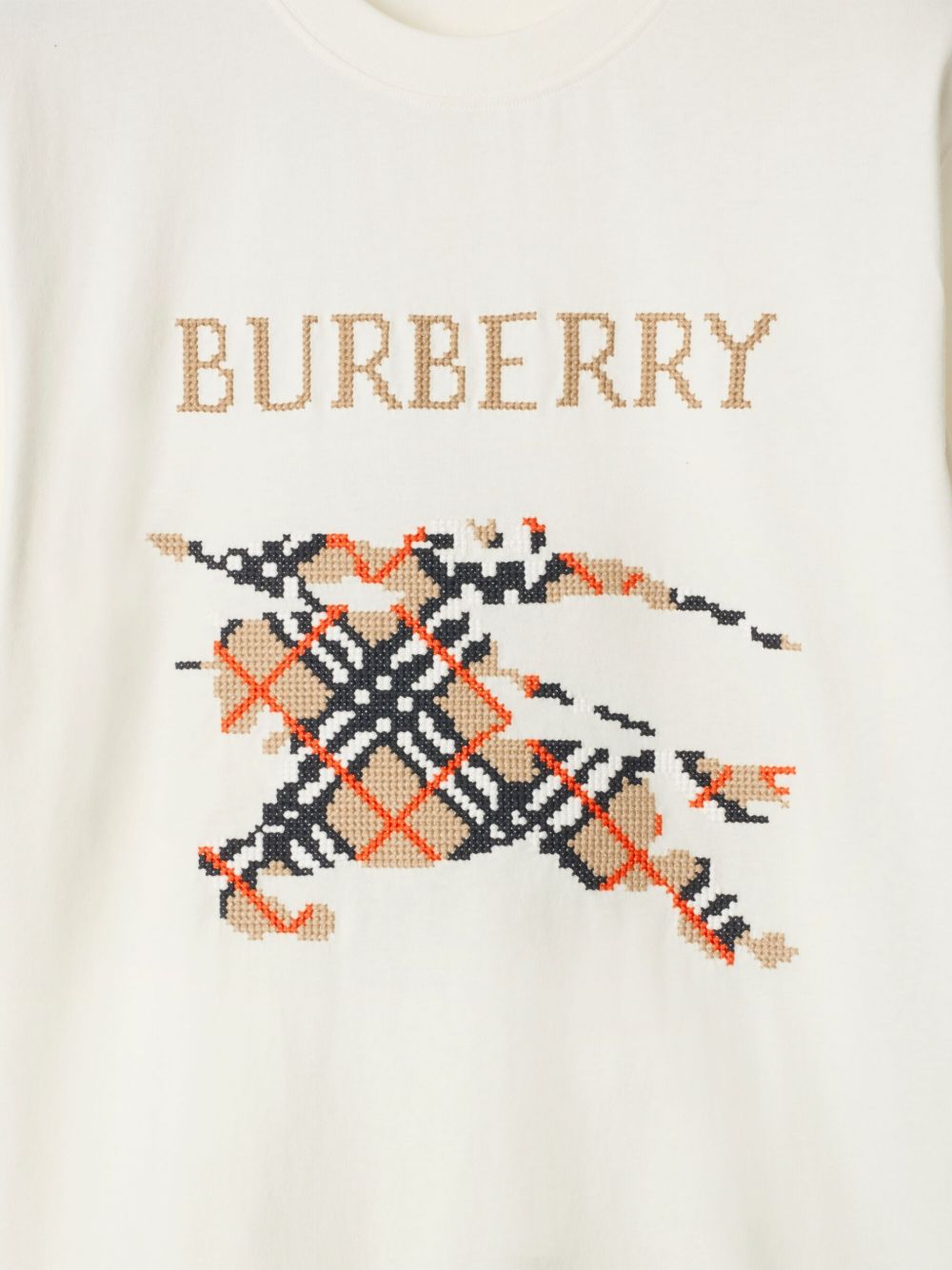 Burberry Logo Cotton T Shirt