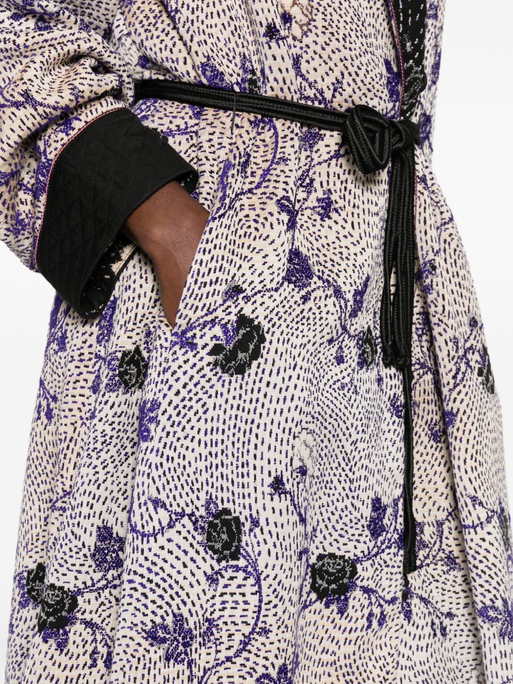 Forte Forte Cherry Blossom Long Coat