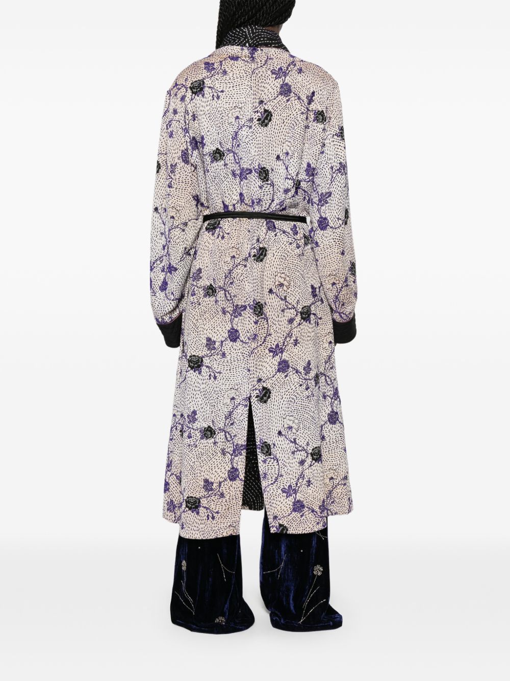 Forte Forte Cherry Blossom Long Coat