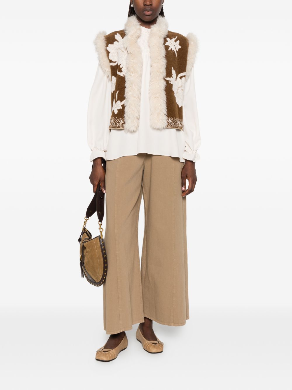 Forte Forte Cotton Wide Leg Trousers