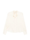 Forte Forte Silk Bow Tie Shirt