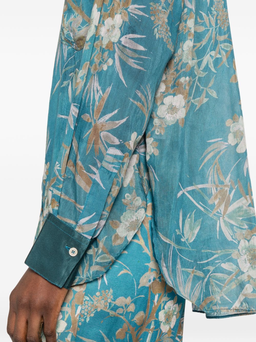 Forte Forte Cotton And Silk Printed Shirt