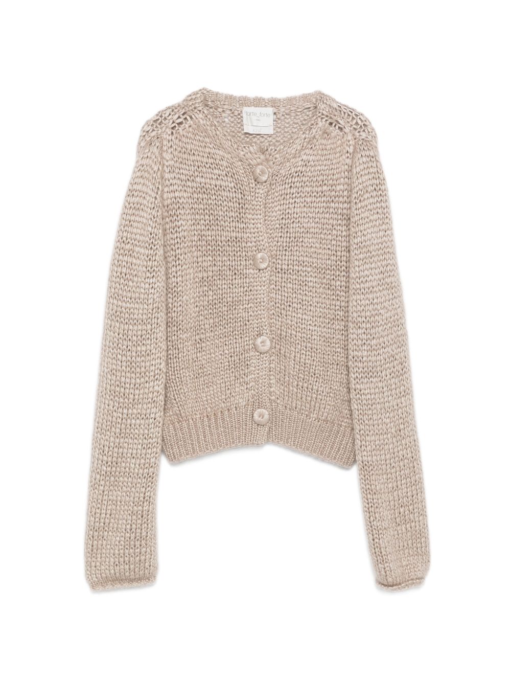 Forte Forte Cashmere Blend Kitted Cardigan