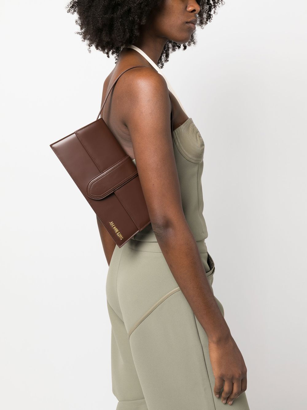Jacquemus Le Bambino Long Leather Shoulder Bag