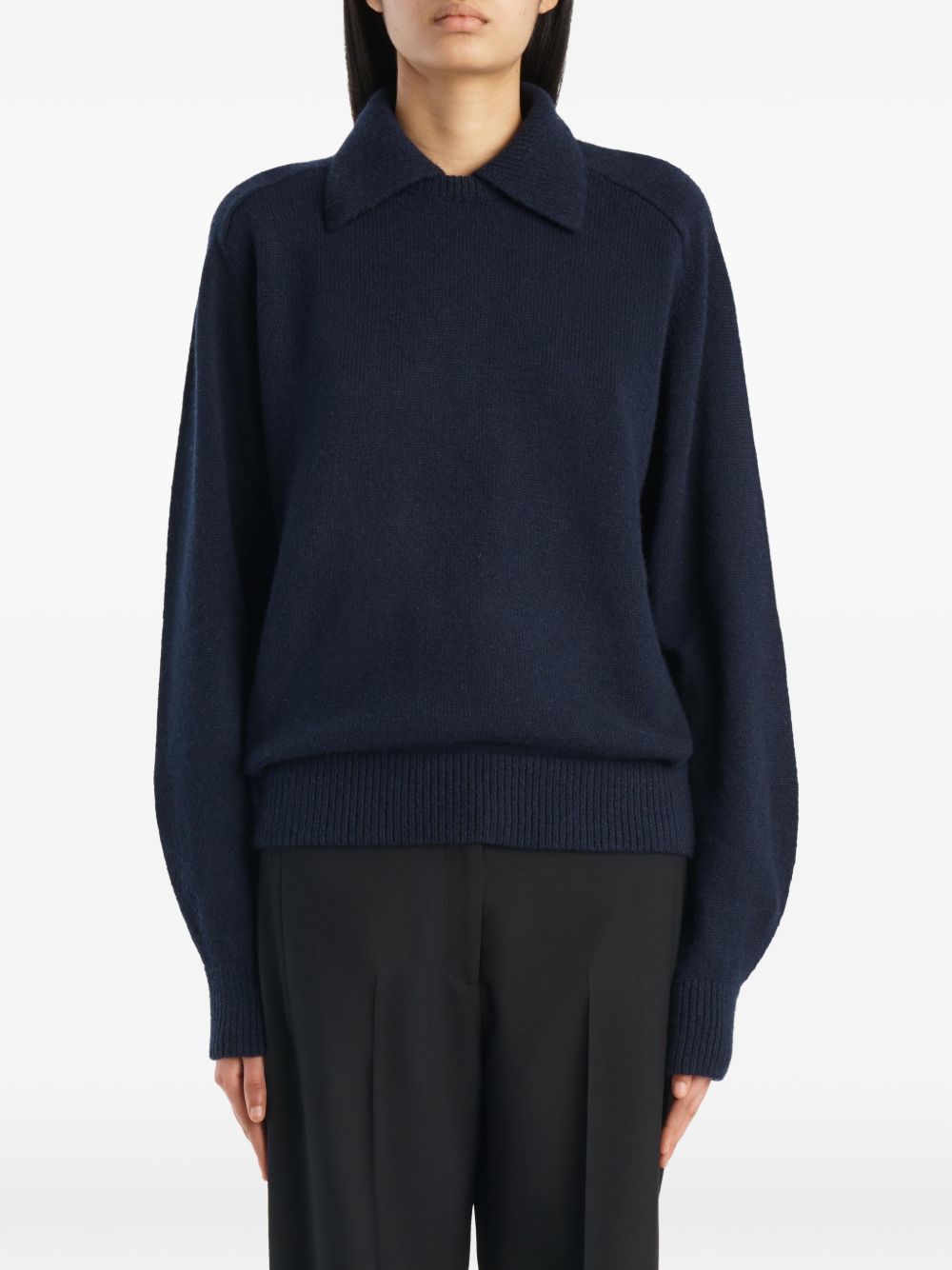Khaite Jackson Wool And Cashmere Jumper