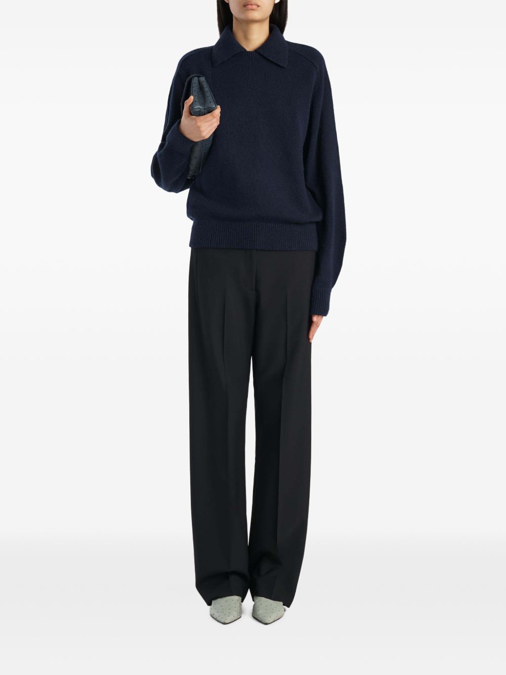 Khaite Jackson Wool And Cashmere Jumper