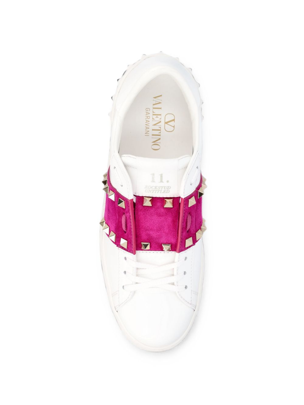 Valentino Garavani Rockstud Untitled Leather Sneakers