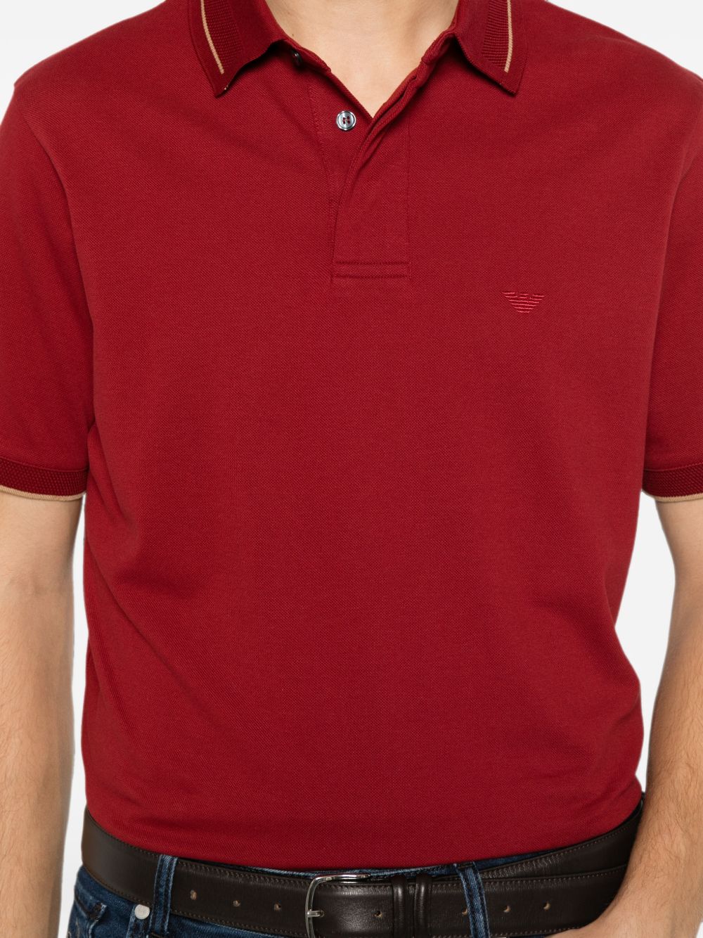 Emporio Armani Logo Cotton Polo Shirt