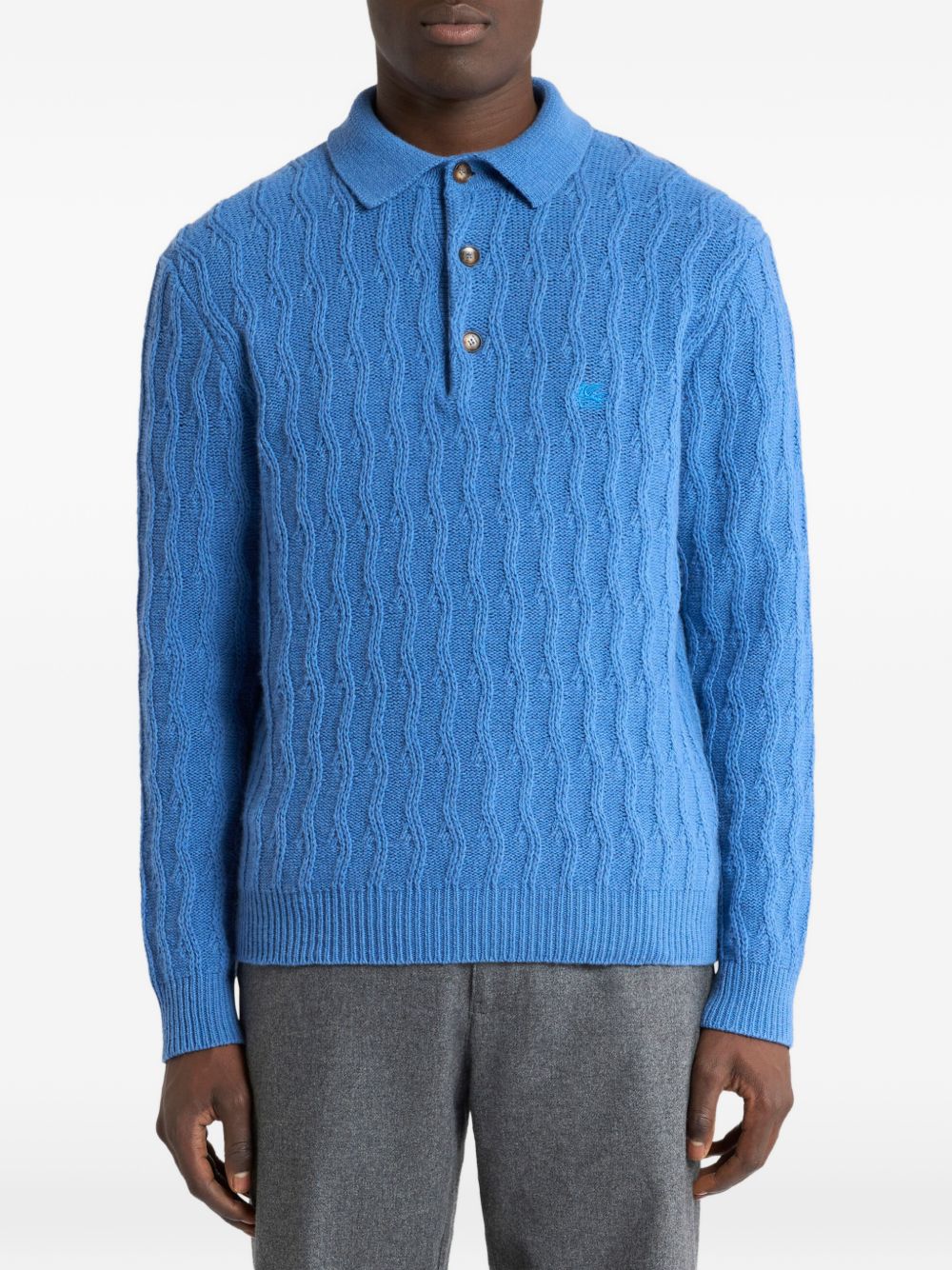 Etro Cashmere Polo Shirt