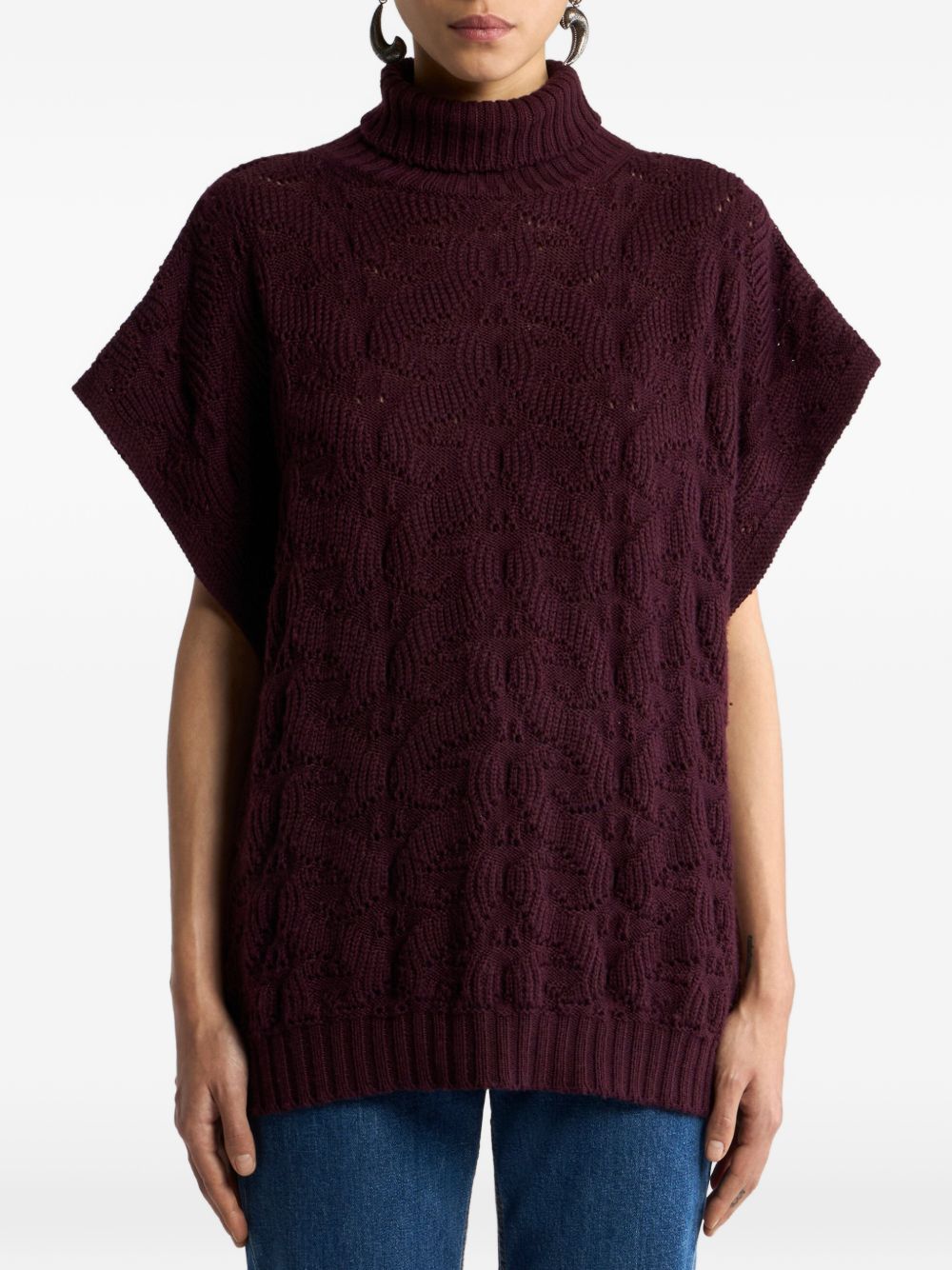 Etro Wool Blend Polo Shirt