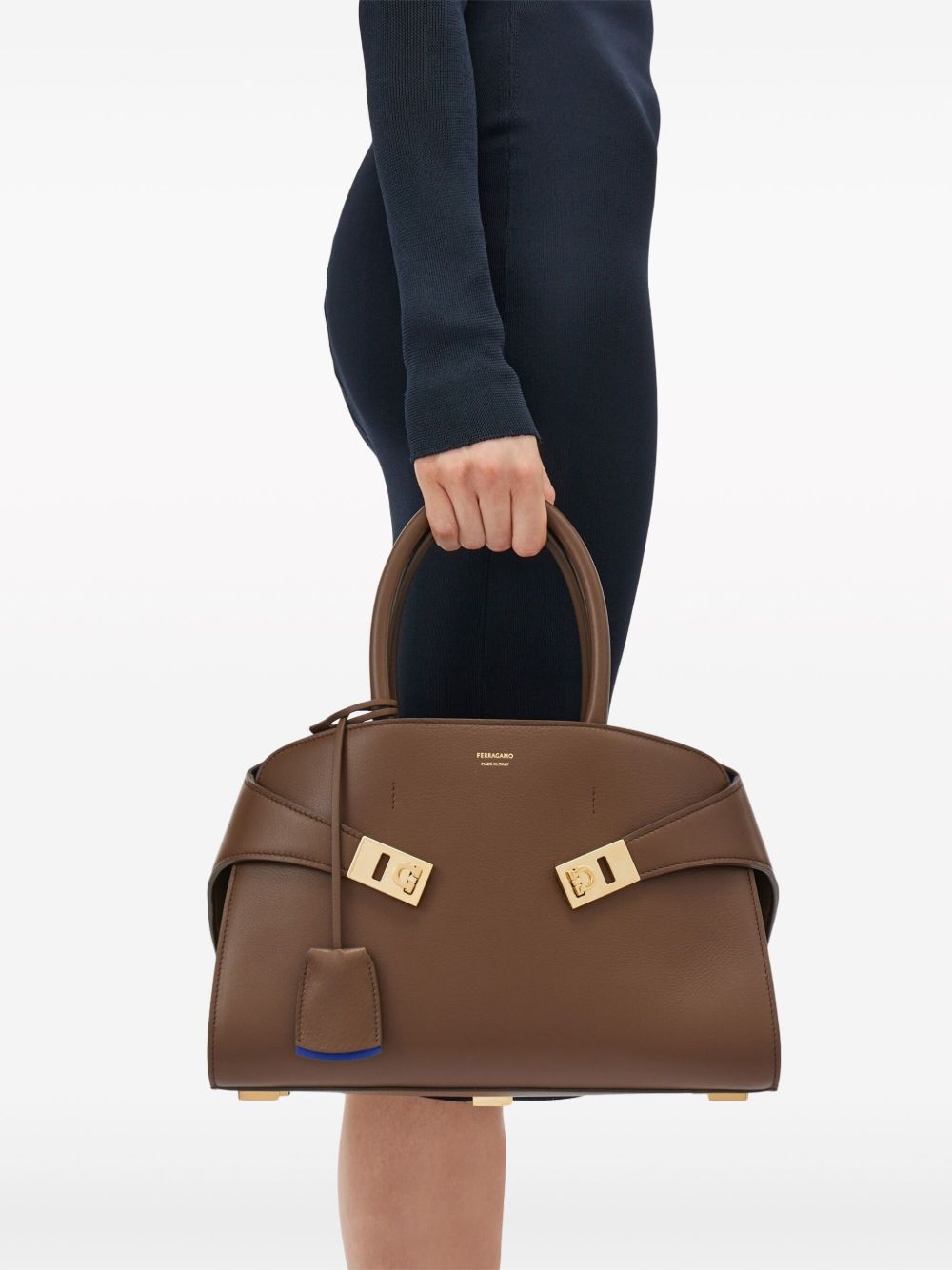 Ferragamo Hug Small Leather Handbag