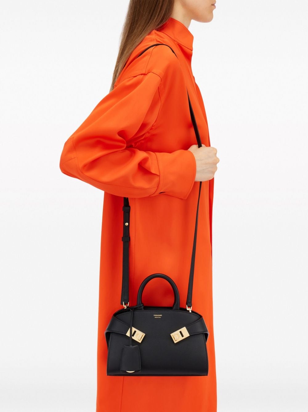 Ferragamo Hug Mini Leather Handbag