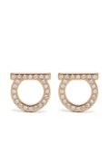 Ferragamo Gancini Crystal Earrings