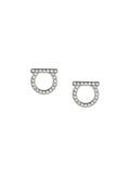Ferragamo Gancini Crystal Earrings
