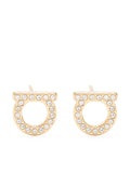 Ferragamo Gancini Crystal Earrings