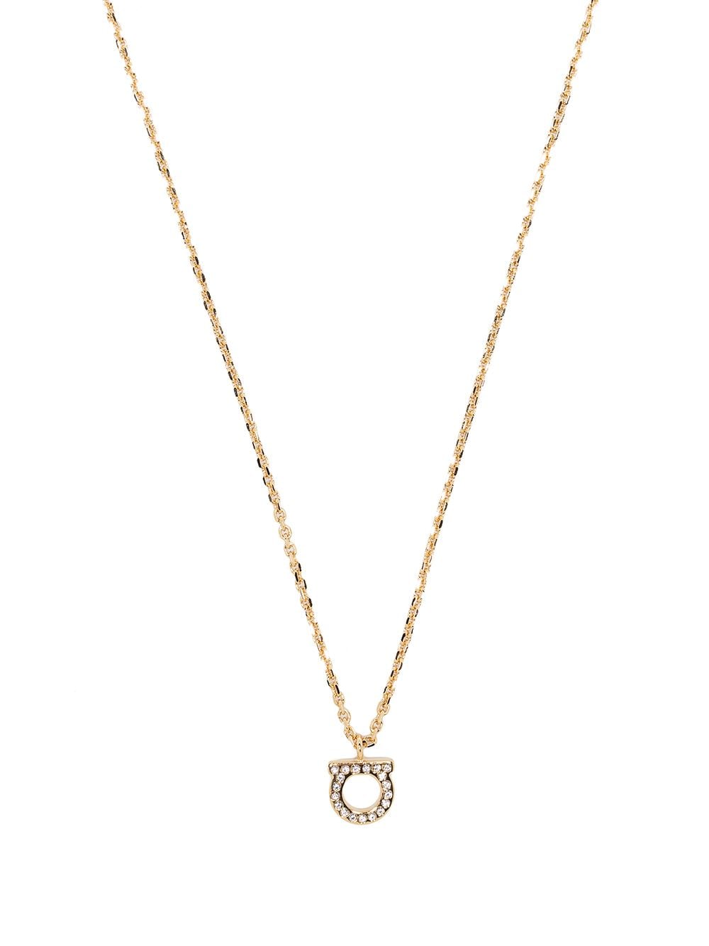 Ferragamo Gancini Crystal Necklace