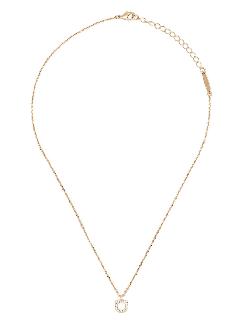 Ferragamo Gancini Crystal Necklace