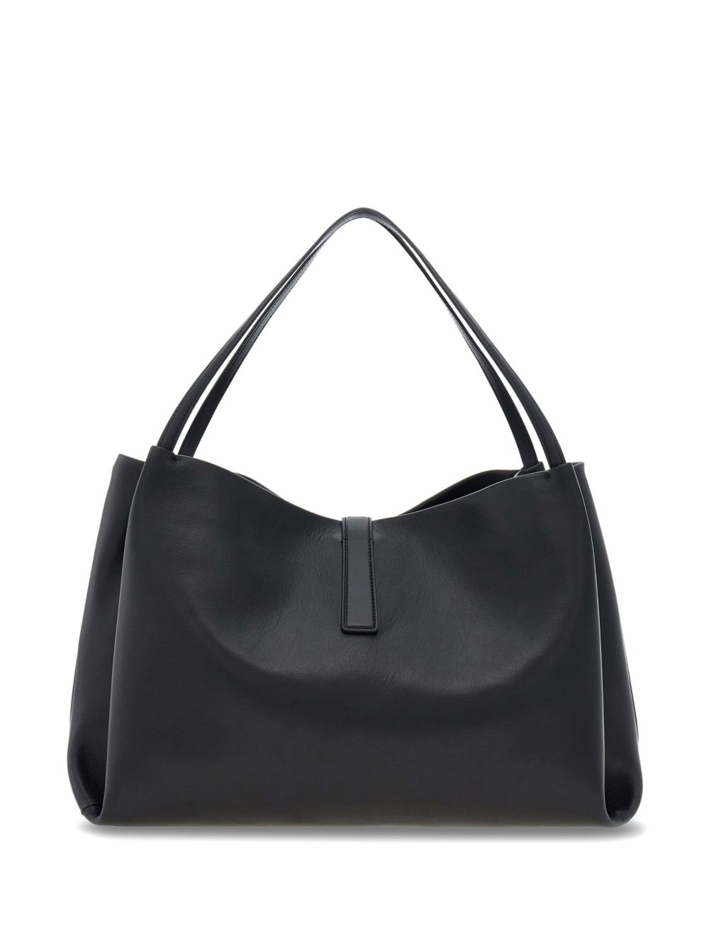 Ferragamo Gancini Leather Tote Bag