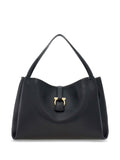 Ferragamo Gancini Leather Tote Bag