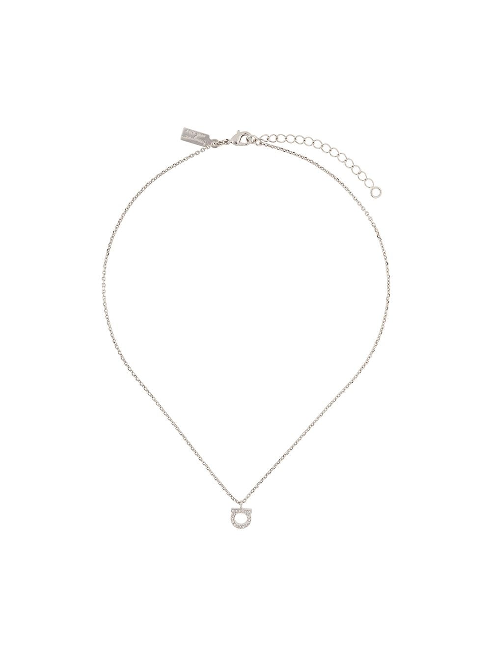 Ferragamo Gancini Crystal Necklace