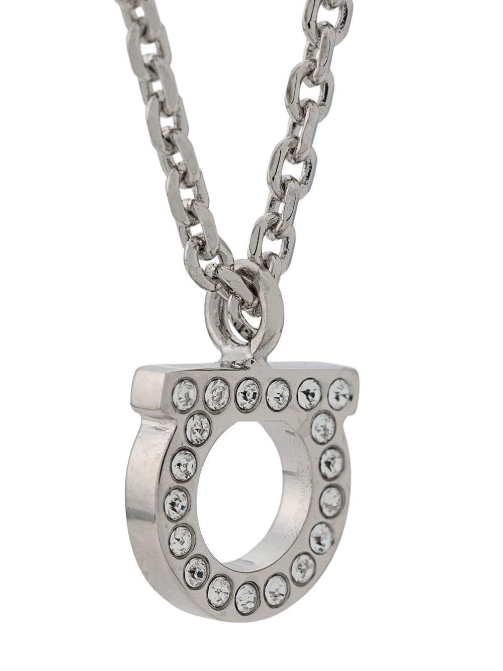 Ferragamo Gancini Crystal Necklace
