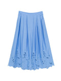 Ermanno Scervino Embroidered Cotton Skirt