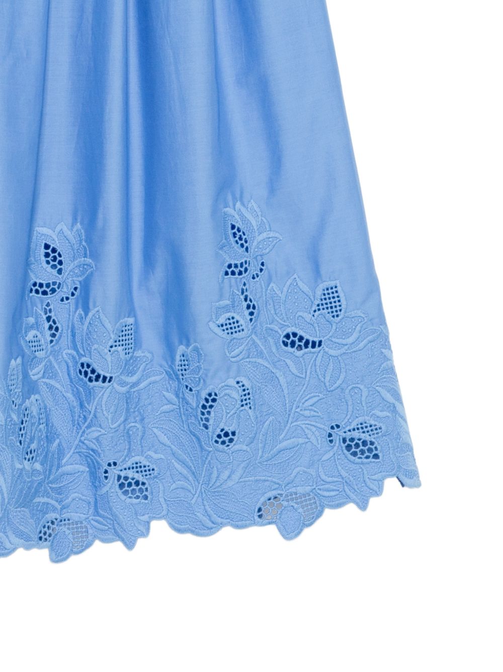 Ermanno Scervino Embroidered Cotton Skirt