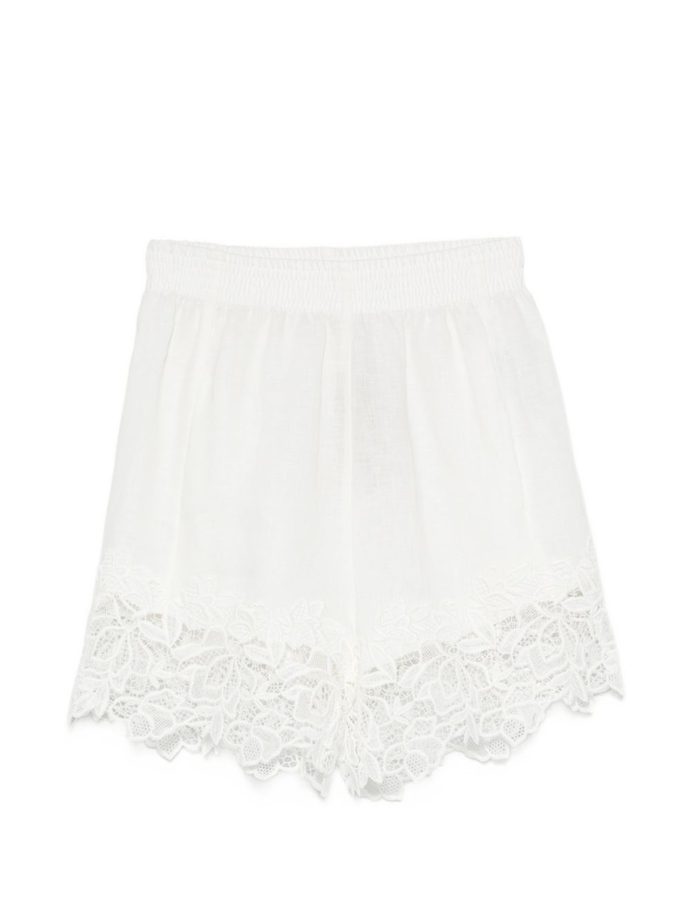Ermanno Scervino Embroidered Linen Shorts