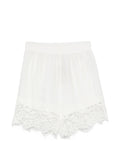 Ermanno Scervino Embroidered Linen Shorts