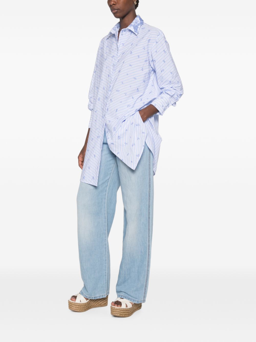 Ermanno Scervino Cotton Oversized Shirt