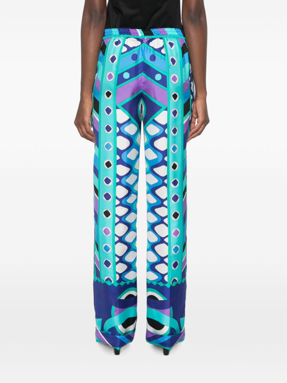 Pucci Printed Silk Trousers