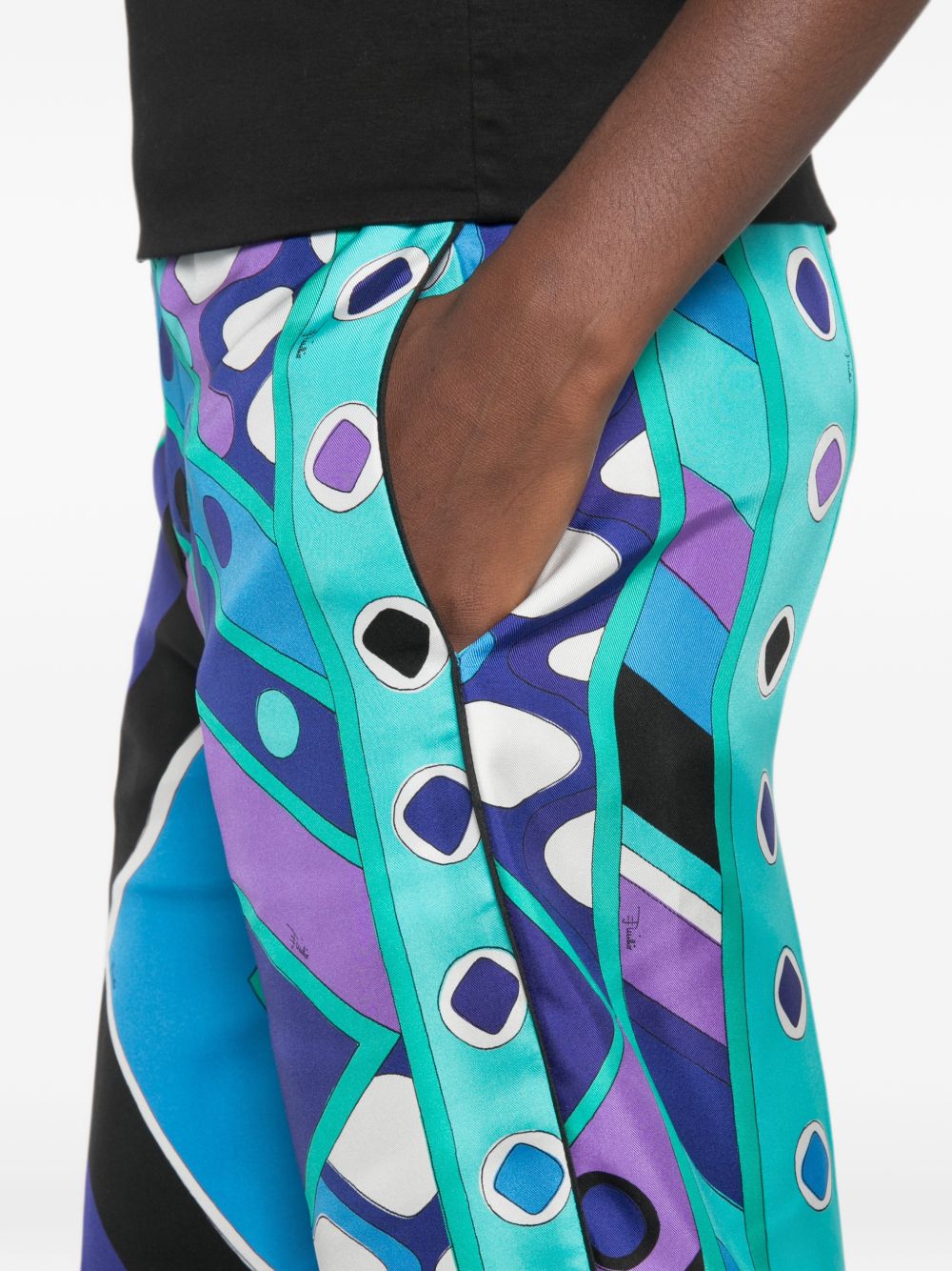 Pucci Printed Silk Trousers