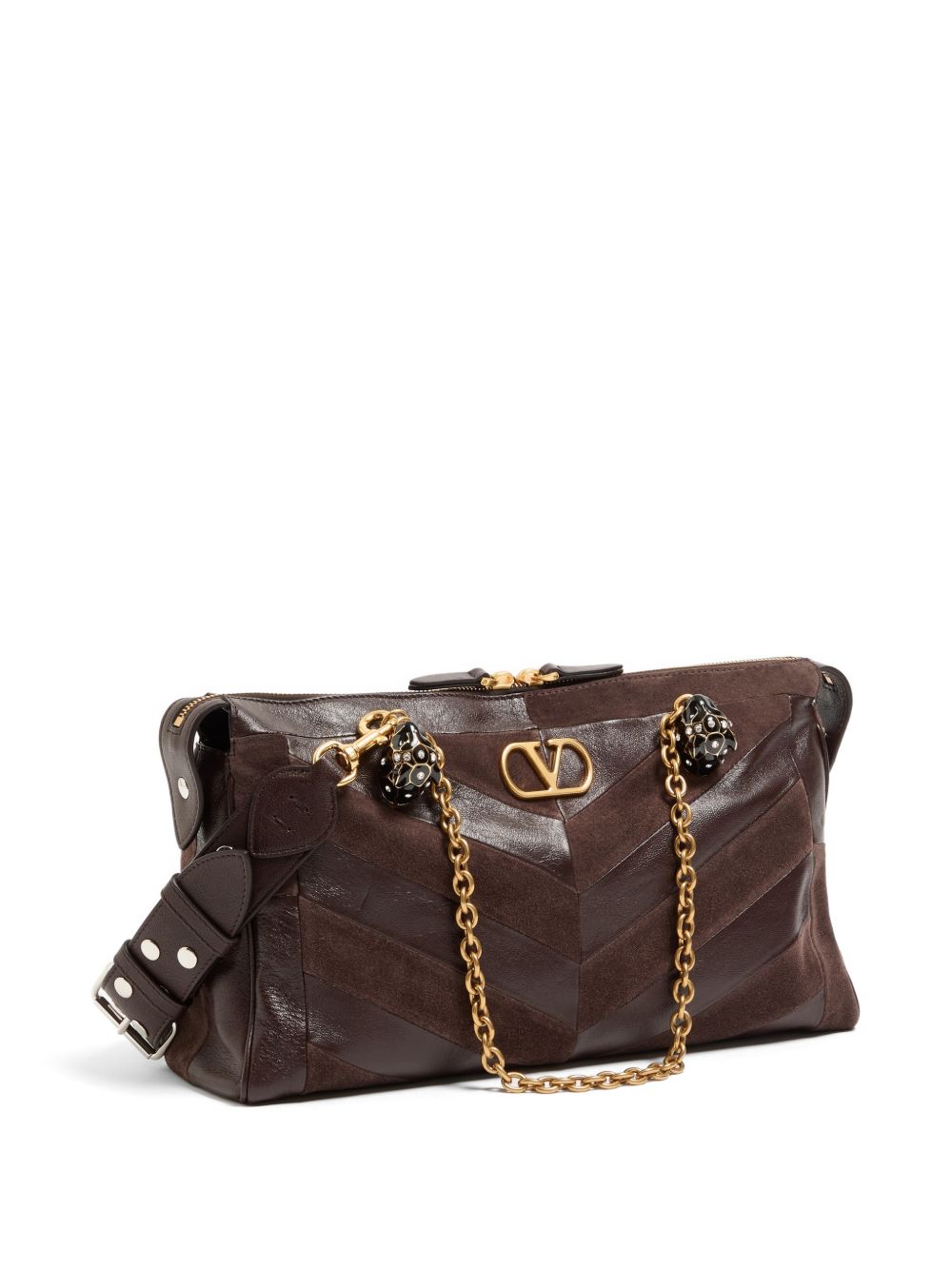 Valentino Garavani Panthea Medium Leather Shoulder Bag