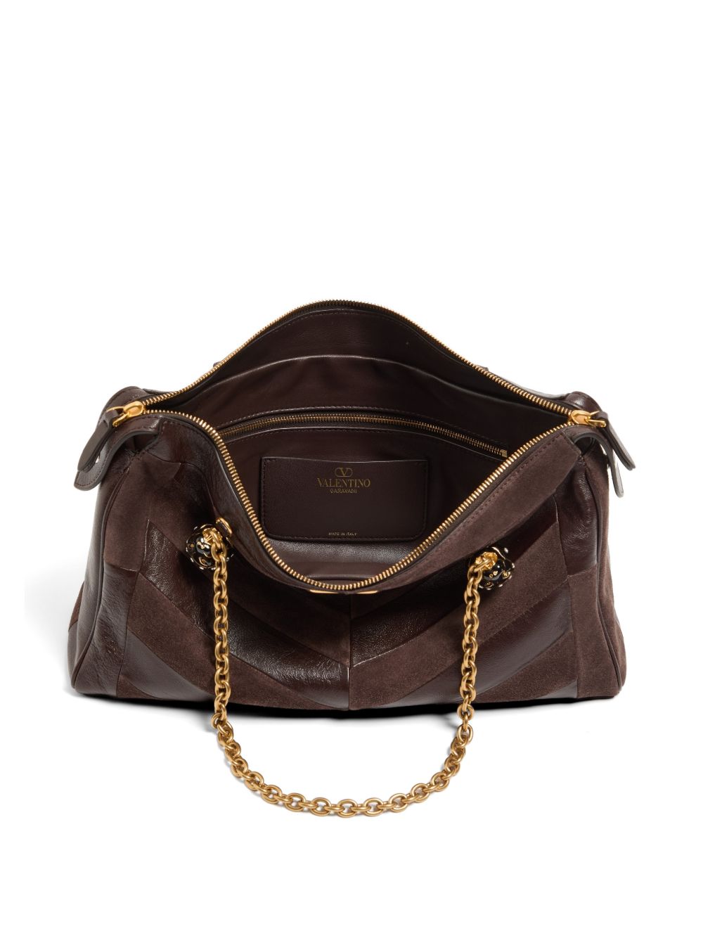 Valentino Garavani Panthea Medium Leather Shoulder Bag