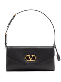 Valentino Garavani Devain Small Leather Shoulder Bag