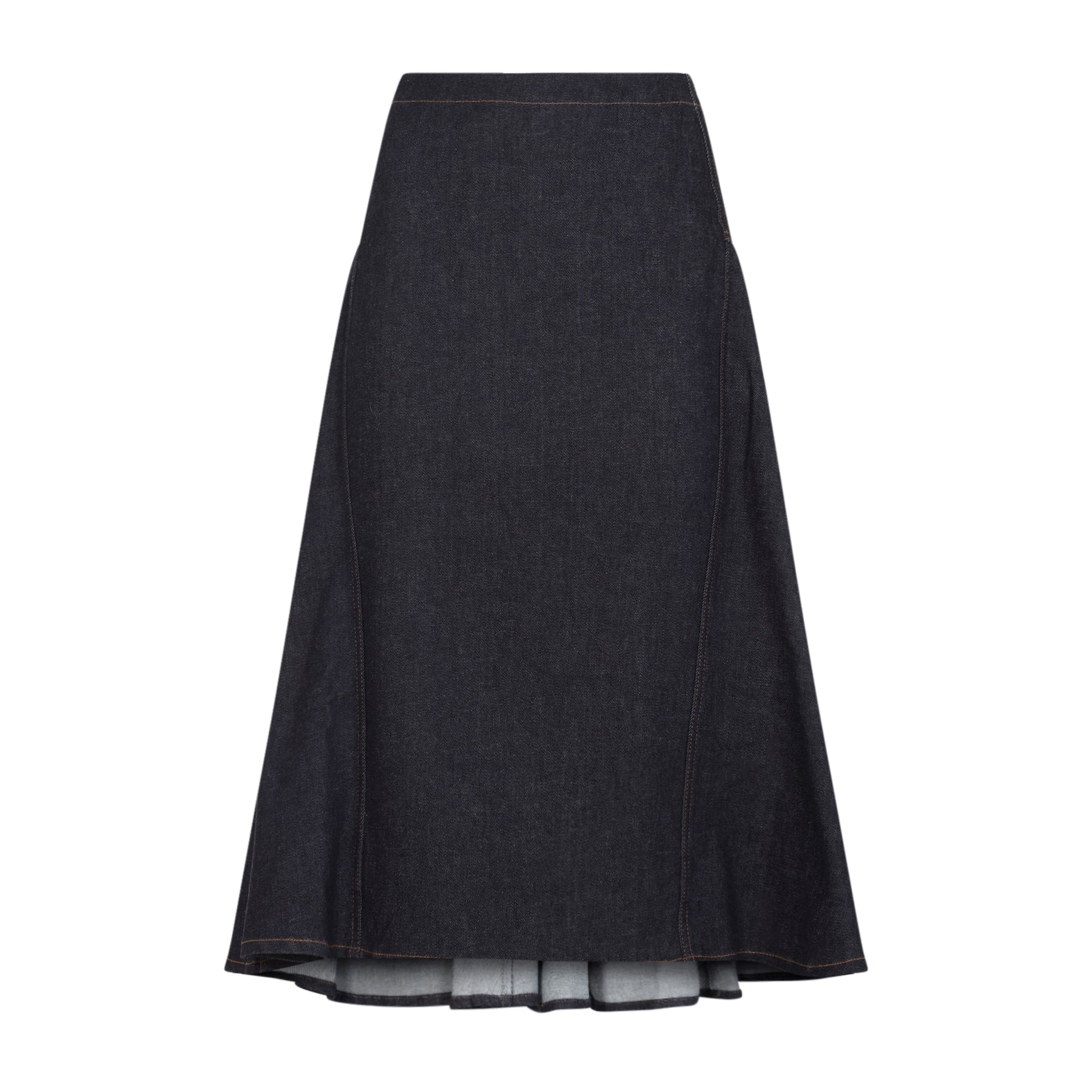 Jacquemus La Jupe De Nimes Lavoir Midi Skirt