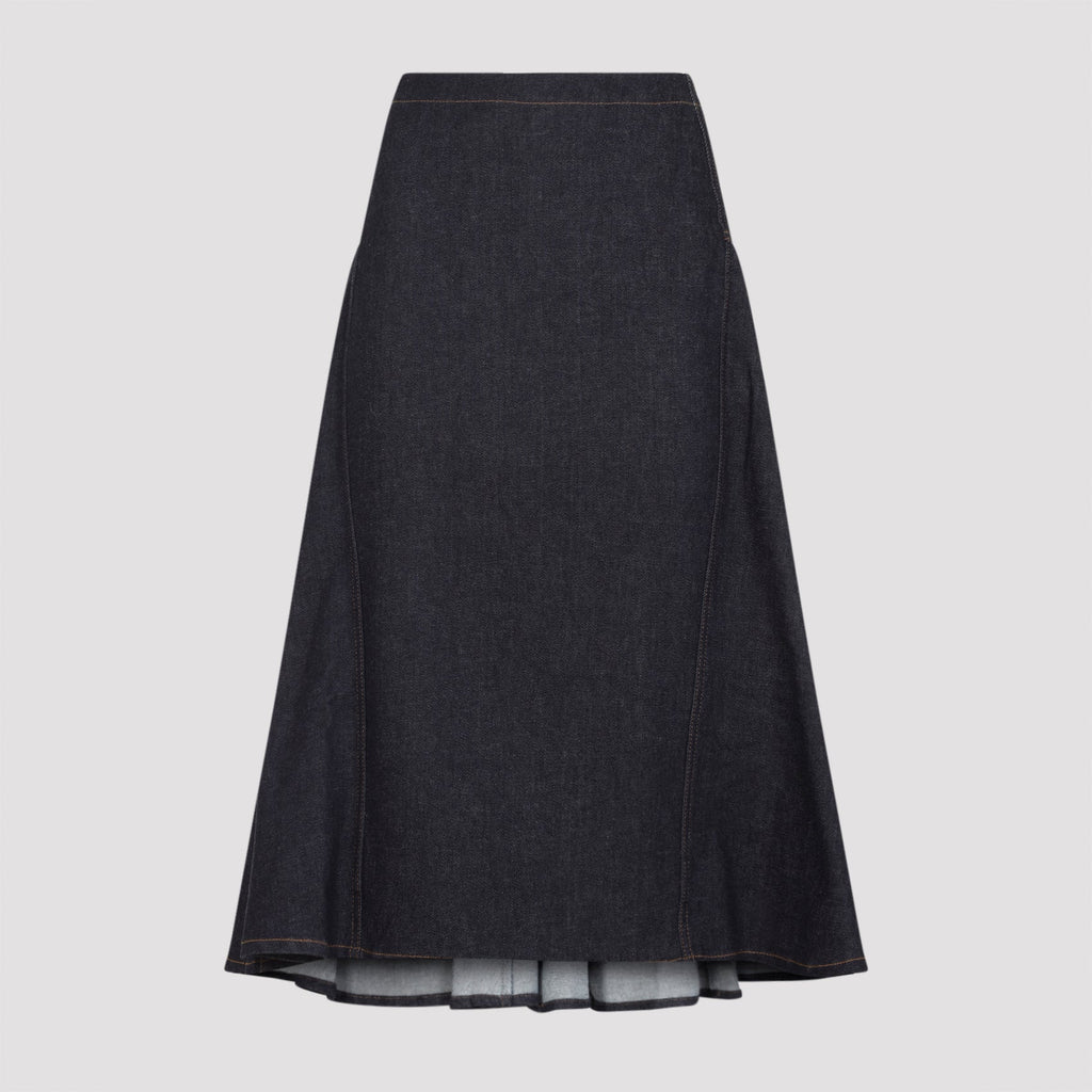 Jacquemus La Jupe De Nimes Lavoir Midi Skirt