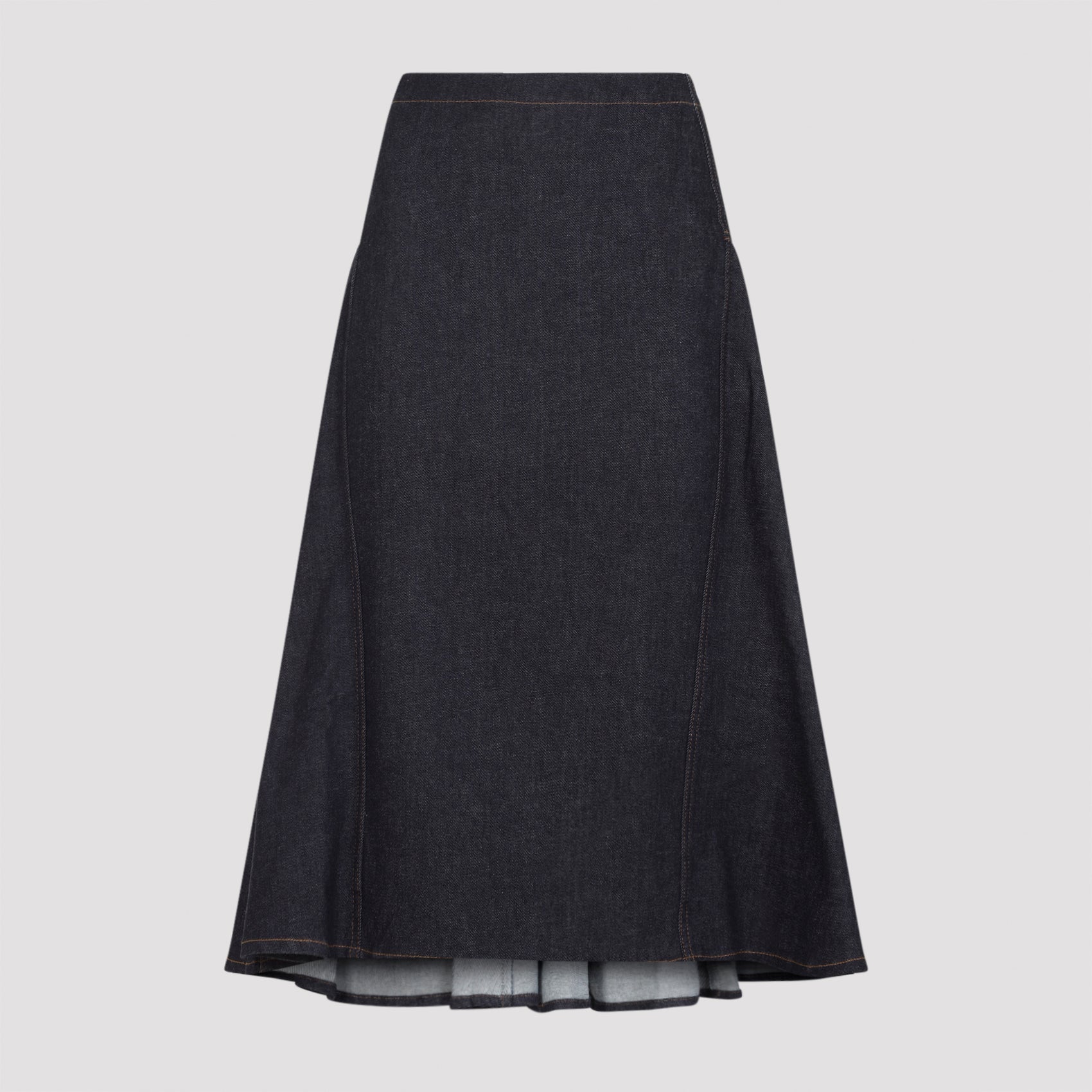 Jacquemus La Jupe De Nimes Lavoir Midi Skirt