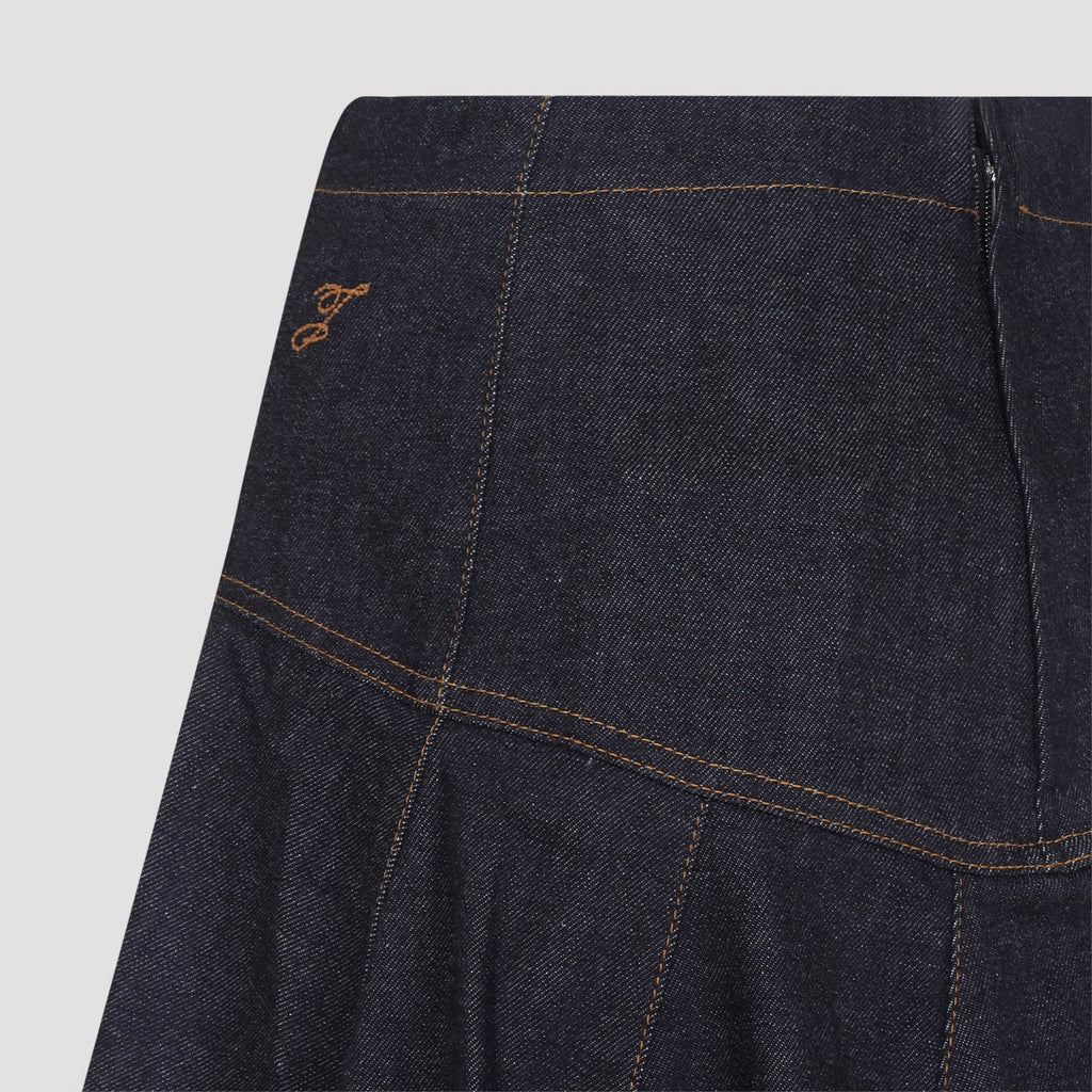 Jacquemus La Jupe De Nimes Lavoir Midi Skirt