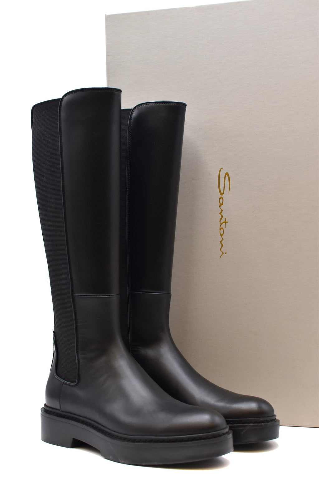 Santoni Boots Black